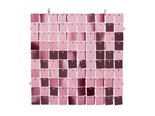 Sequin backdrop panel, square-shape, light pink, 30x30 cm Sequin backdrop panel, square-shape, light pink, 30x30 cm