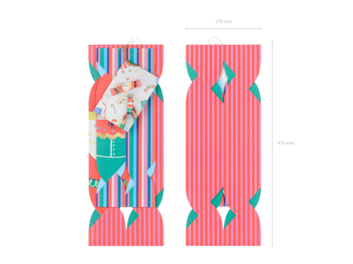 Gift boxes Candies, mix, 7x37 cm - 9x47 cm (1 pkt / 2 pc.)