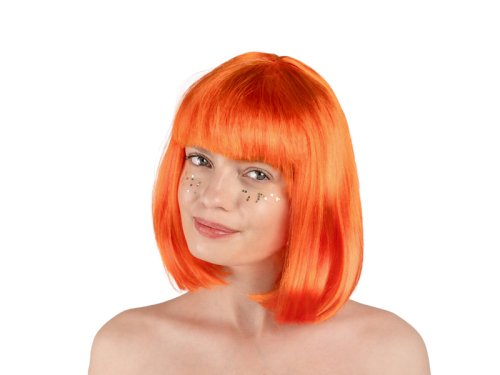 Cleopatra wig, orange Cleopatra wig, orange