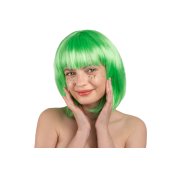 Cleopatra wig, neon green
