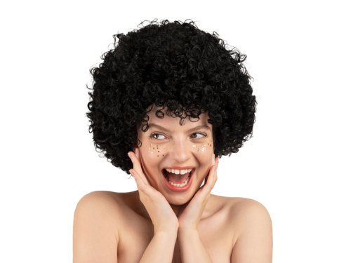 Afro wig, black Afro wig, black