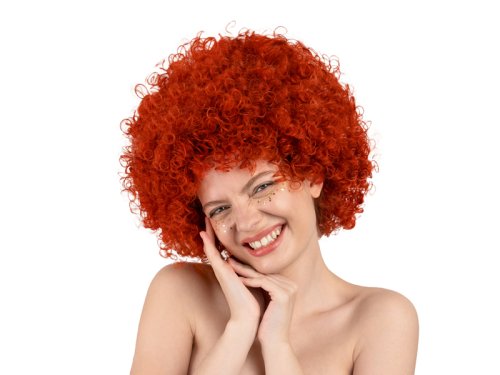 Afro wig, ginger Afro wig, ginger
