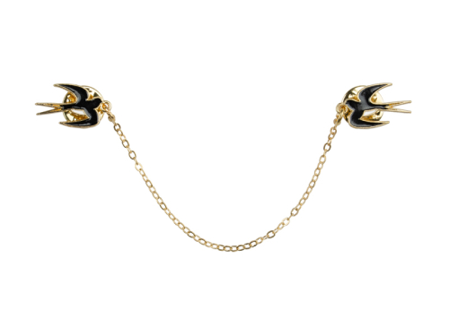 Collar Pin Swallow Collar Pin Swallow