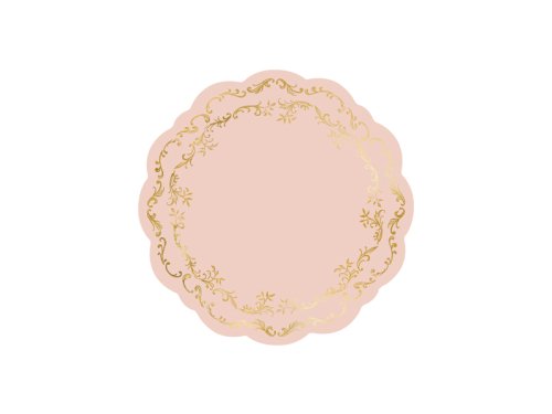 Plate mats Ornament, dusty pink, diameter 35.5 cm (1 pkt / 6 pc.) Plate mats Ornament, dusty pink, diameter 35.5 cm (1 pkt / 6 pc.)
