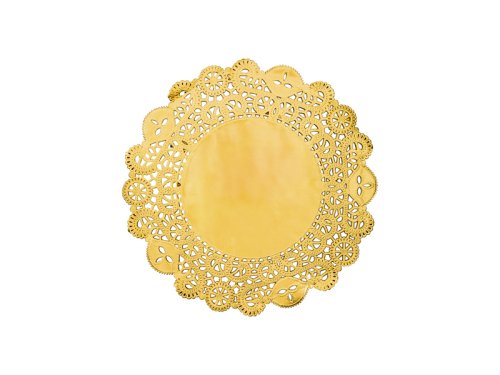 Gold plate mats, diameter approx. 35.5 cm (1 pkt / 50 pc.) Gold plate mats, diameter approx. 35.5 cm (1 pkt / 50 pc.)