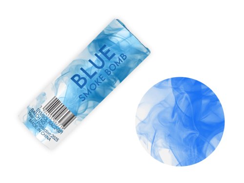 Color Smoke Bomb, 11.5 cm, blue (1 pkt / 5 pc.) Color Smoke Bomb, 11.5 cm, blue (1 pkt / 5 pc.)