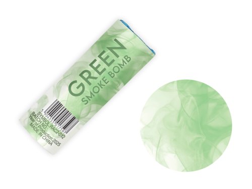 Color Smoke Bomb, 11.5 cm, green (1 pkt / 5 pc.) Color Smoke Bomb, 11.5 cm, green (1 pkt / 5 pc.)