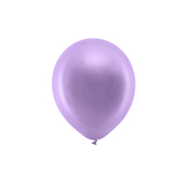 Rainbow Balloons 23cm metallic, violet (1 pkt / 10 pc.)