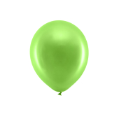 Rainbow Balloons 30cm metallic, light green (1 pkt / 10 pc.)