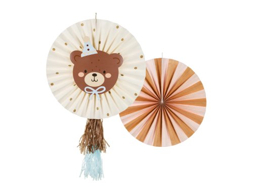 Decorative Rosettes Bear, set, 30-35 cm (1 pkt / 2 pc.) Decorative Rosettes Bear, set, 30-35 cm (1 pkt / 2 pc.)