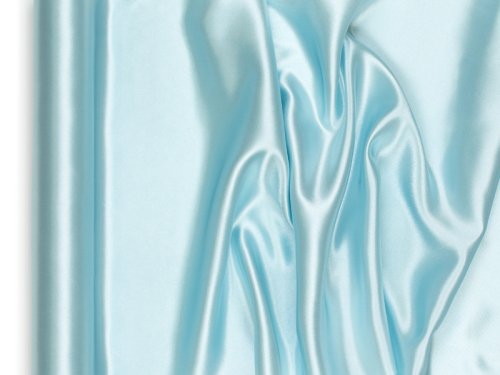 Satin Plain, misty blue, 0.36 x 9m Satin Plain, misty blue, 0.36 x 9m