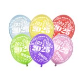 Balloons 30cm, 2025, Metallic mix (1 pkt / 6 pc.)