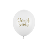 Balloons 30 cm, Chrzest Święty, Pastel Pure White (1 pkt / 6 pc.)