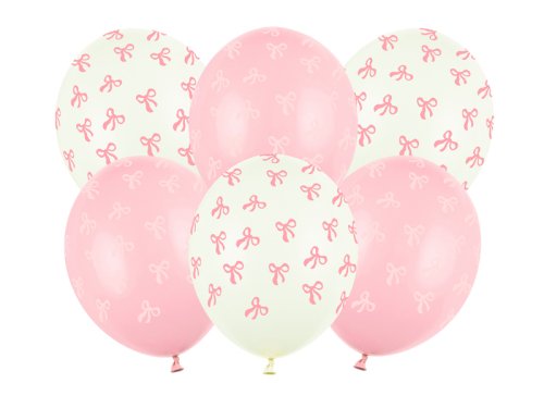 Balloons 30 cm, Bows, mix (1 pkt / 6 pc.) Balloons 30 cm, Bows, mix (1 pkt / 6 pc.)