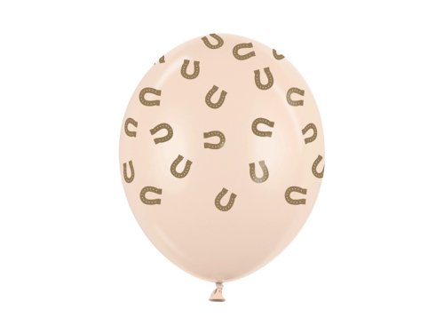 Balloons 30 cm, Horseshoes, Pastel Alabaster (1 pkt / 6 pc.) Balloons 30 cm, Horseshoes, Pastel Alabaster (1 pkt / 6 pc.)