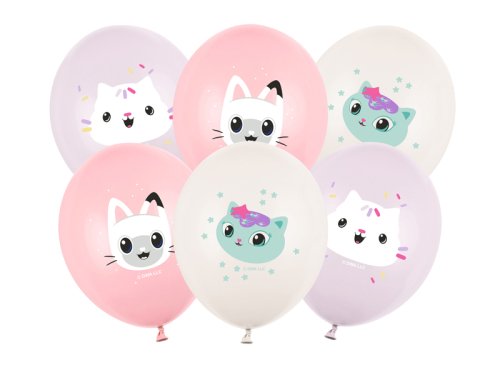 Balloons 30 cm, Gabby’s Dollhouse, mix (1 pkt / 6 pc.) Balloons 30 cm, Gabby’s Dollhouse, mix (1 pkt / 6 pc.)