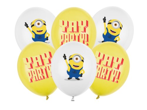 Strong Balloons 30 cm, Minions, mix (1 pkt / 6 pc.) Strong Balloons 30 cm, Minions, mix (1 pkt / 6 pc.)
