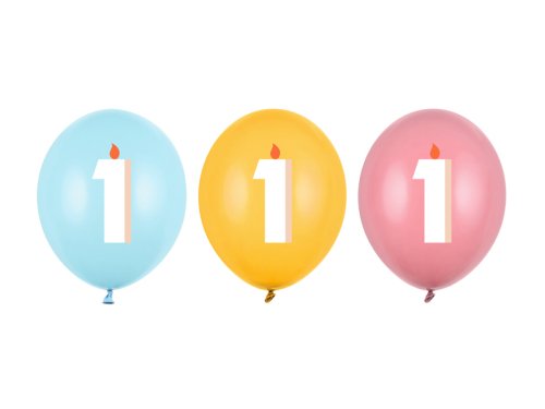 Balloons 30 cm, 1, mix (1 pkt / 50 pc.) Balloons 30 cm, 1, mix (1 pkt / 50 pc.)