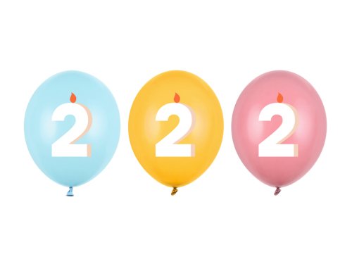 Balloons 30 cm, 2, mix (1 pkt / 50 pc.) Balloons 30 cm, 2, mix (1 pkt / 50 pc.)