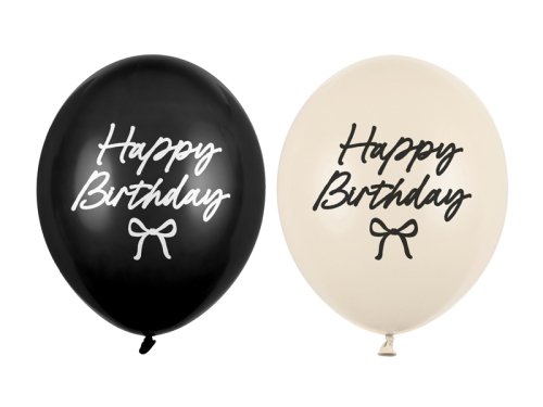 Strong balloons Happy Birthday Bows, 30 cm, mix (1 pkt / 50 pc.) Strong balloons Happy Birthday Bows, 30 cm, mix (1 pkt / 50 pc.)