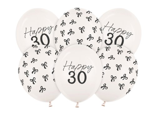 Balloons 30 cm, 30, Pastel Off-white (1 pkt / 6 pc.) Balloons 30 cm, 30, Pastel Off-white (1 pkt / 6 pc.)