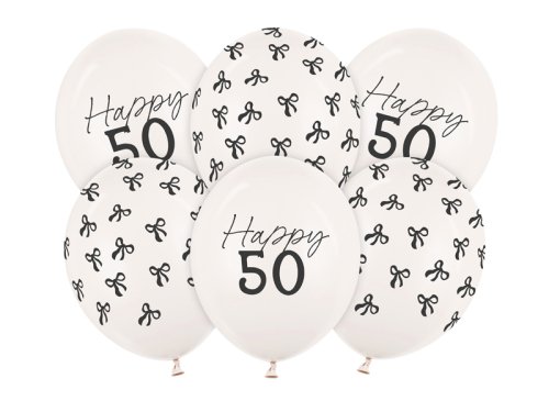 Balloons 30 cm, 50, Pastel Off-white (1 pkt / 6 pc.) Balloons 30 cm, 50, Pastel Off-white (1 pkt / 6 pc.)