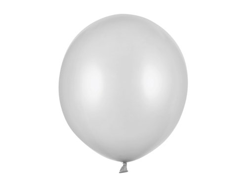 Balloons Strong 43cm, Metallic Silver Snow (1 pkt / 25 pc.) Balloons Strong 43cm, Metallic Silver Snow (1 pkt / 25 pc.)