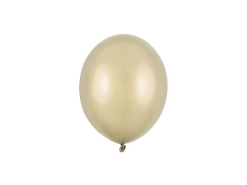 Strong Balloons 12 cm, Metallic Cold Gold (1 pkt / 100 pc.) Strong Balloons 12 cm, Metallic Cold Gold (1 pkt / 100 pc.)