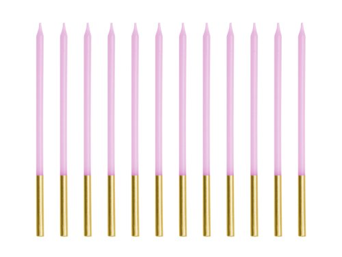 Plain birthday candles, violet, 14 cm (1 pkt / 12 pc.) Plain birthday candles, violet, 14 cm (1 pkt / 12 pc.)