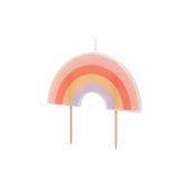 Birthday candle Rainbow, 4.5 cm, mix