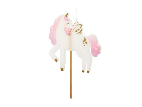 Birthday candle Unicorn, 9 cm, mix Birthday candle Unicorn, 9 cm, mix