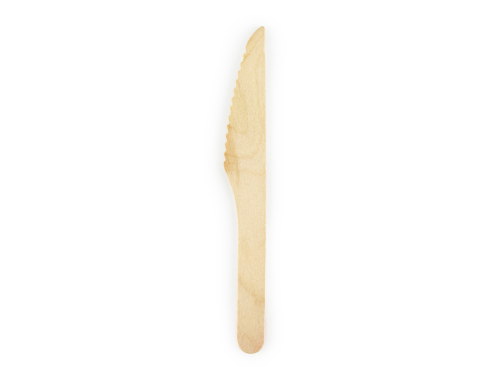 Wooden knives, 16.5cm (1 pkt / 100 pc.) Wooden knives, 16.5cm (1 pkt / 100 pc.)