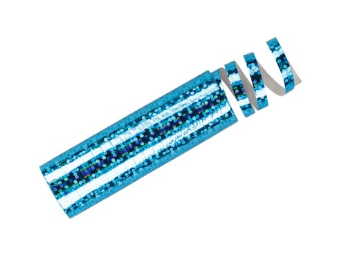 Holographic Streamers, light blue, 3.8 m (1 pkt / 18 pc.) Holographic Streamers, light blue, 3.8 m (1 pkt / 18 pc.)