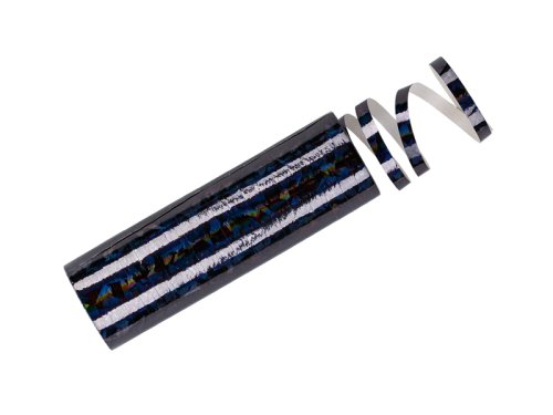 Holographic Streamers, black, 3.8 m (1 pkt / 18 pc.) Holographic Streamers, black, 3.8 m (1 pkt / 18 pc.)