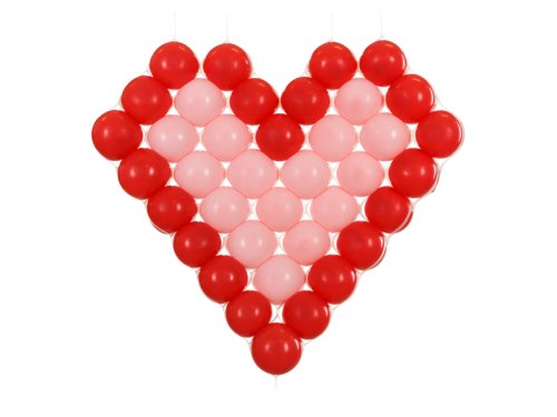 Heart Balloons Mesh, 63x58 cm Heart Balloons Mesh, 63x58 cm