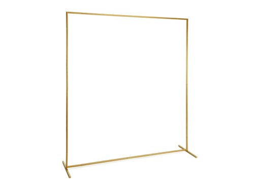 Backdrop stand, frame, gold, 200x200 cm Backdrop stand, frame, gold, 200x200 cm