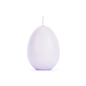 Egg candle, light violet, 10 cm