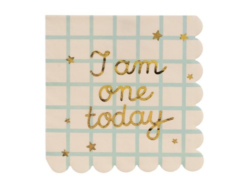 Napkins I am one today Teddy Bear, beige, 33x33 cm (1 pkt / 12 pc.) Napkins I am one today Teddy Bear, beige, 33x33 cm (1 pkt / 12 pc.)