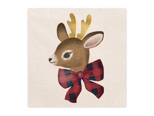 Deer Napkins, 33x33 cm, mix (1 pkt / 12 pc.) Deer Napkins, 33x33 cm, mix (1 pkt / 12 pc.)