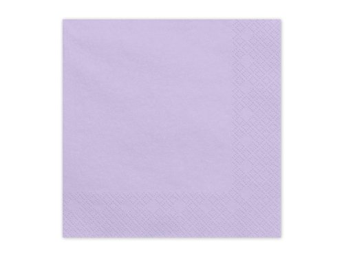 Paper Napkins, lavender, 33x33 cm (1 pkt / 20 pc.) Paper Napkins, lavender, 33x33 cm (1 pkt / 20 pc.)
