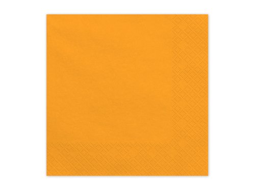 Paper Napkins, light orange, 33x33 cm (1 pkt / 20 pc.) Paper Napkins, light orange, 33x33 cm (1 pkt / 20 pc.)