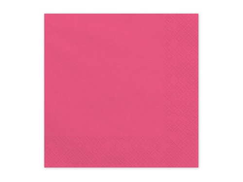 Paper Napkins, dark pink, 33x33 cm (1 pkt / 20 pc.)