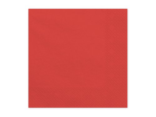 Paper Napkins, dark red, 33x33 cm (1 pkt / 20 pc.) Paper Napkins, dark red, 33x33 cm (1 pkt / 20 pc.)