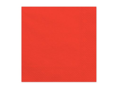 Paper Napkins, red, 33x33 cm (1 pkt / 20 pc.) Paper Napkins, red, 33x33 cm (1 pkt / 20 pc.)