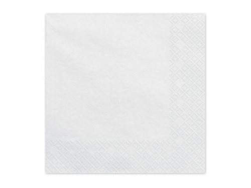 Paper Napkins, white, 33x33 cm (1 pkt / 20 pc.) Paper Napkins, white, 33x33 cm (1 pkt / 20 pc.)
