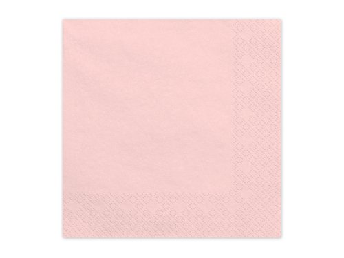 Paper Napkins, light pink, 33x33 cm (1 pkt / 20 pc.)