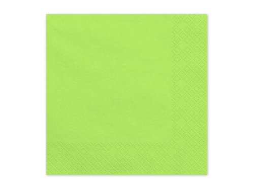 Paper Napkins, light green, 33x33 cm (1 pkt / 20 pc.) Paper Napkins, light green, 33x33 cm (1 pkt / 20 pc.)