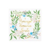 Napkins ''Pierwsza Komunia Święta'', 33x33 cm, mix (1 pkt / 20 pc.)