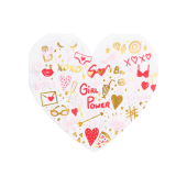 Napkins Heart, mix, 16x15cm (1 pkt / 20 pc.)