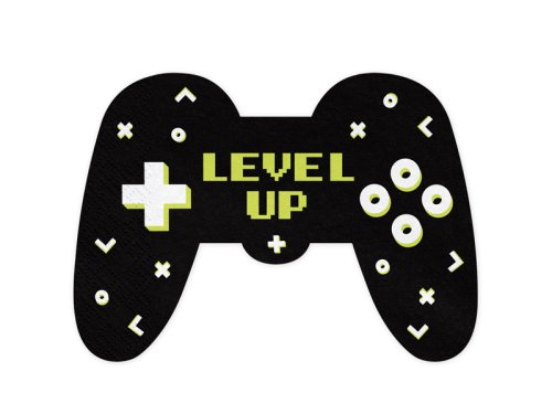 Napkins Gamepad, 11.5x16 cm, mix (1 pkt / 12 pc.) Napkins Gamepad, 11.5x16 cm, mix (1 pkt / 12 pc.)